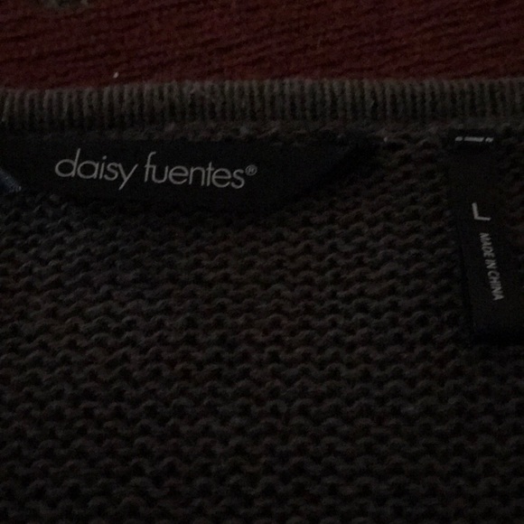 Brown Sweater Duster - Picture 3 of 3